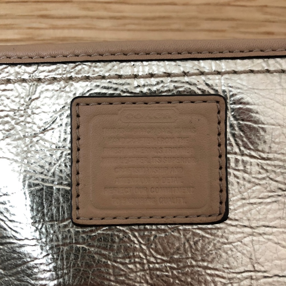 Metallic Coach Wristlet - Picture 4 of 7